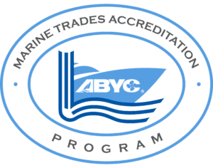 Marine Trades Accreditation Program (MTAP) logo, by ABYC